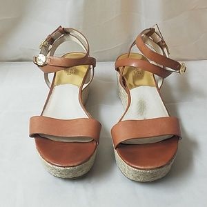 Michael Kors Tan espadrill sandals